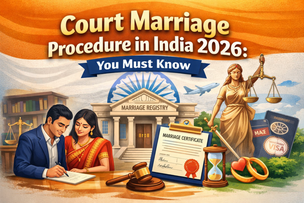 court marriage procedure in India