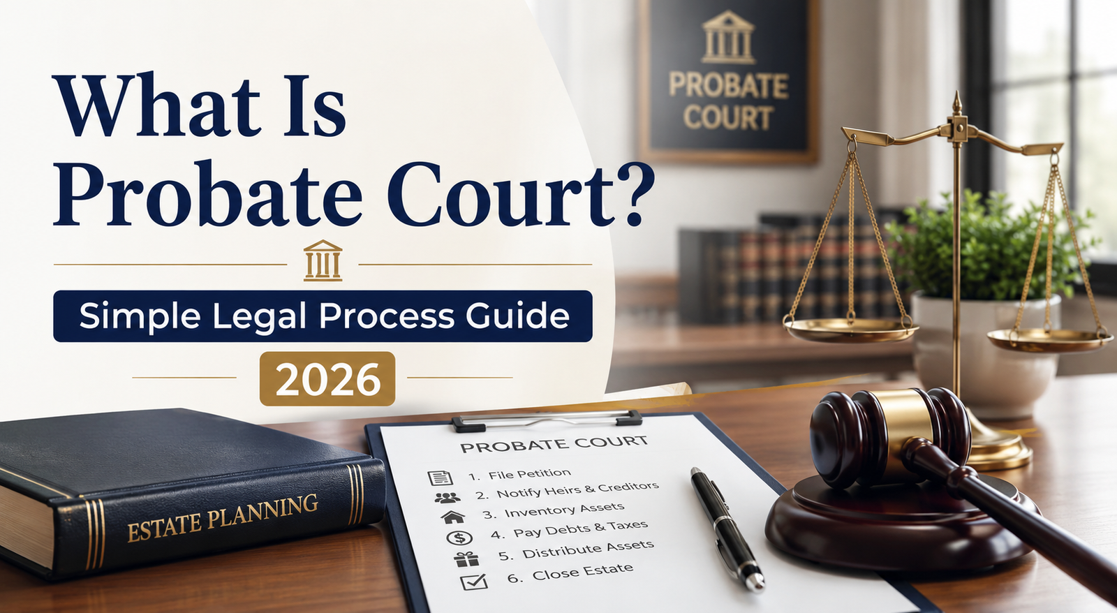 What Is Probate Court? Simple Legal Process Guide 2026 - The Legal Veda
